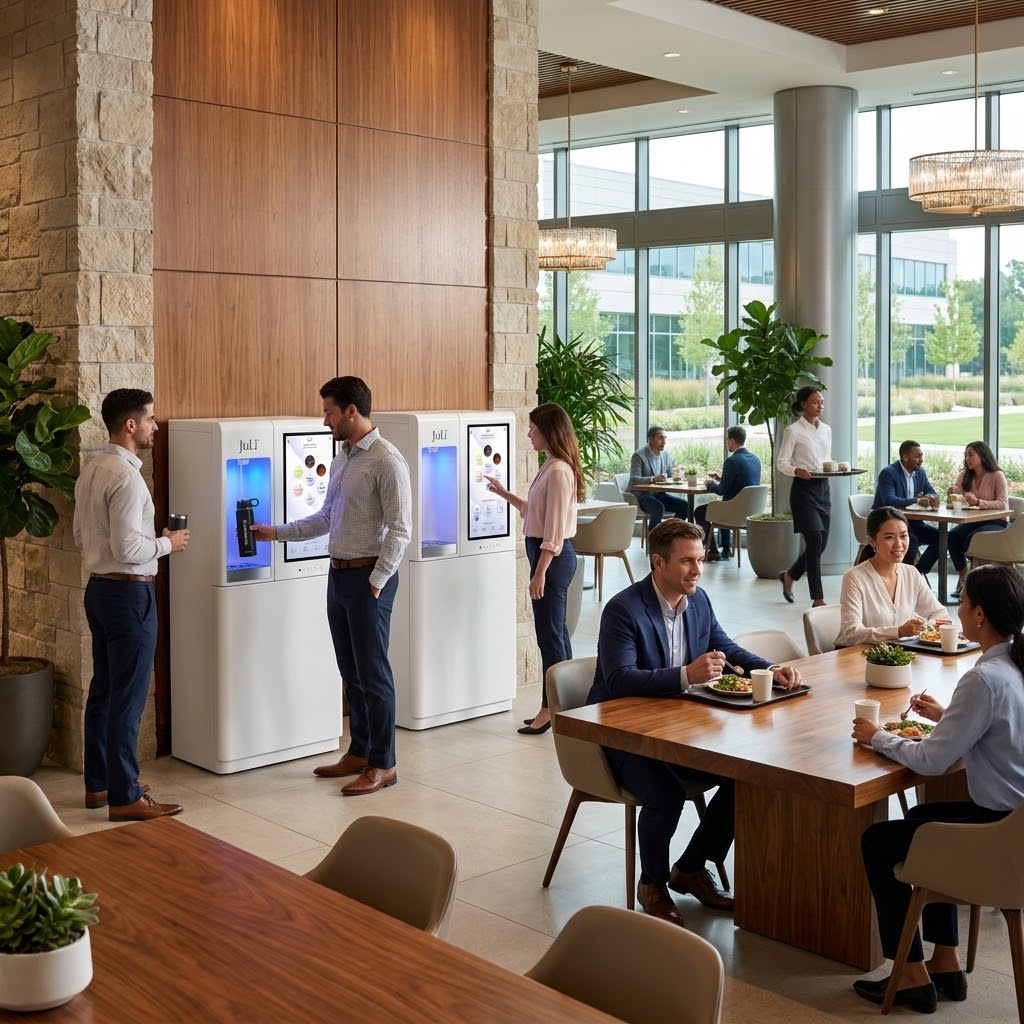 Soda machine for cafetaria